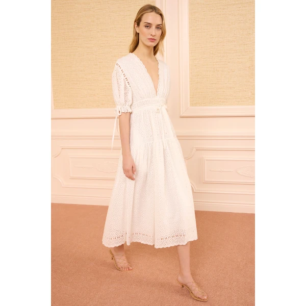 designer midi dresses