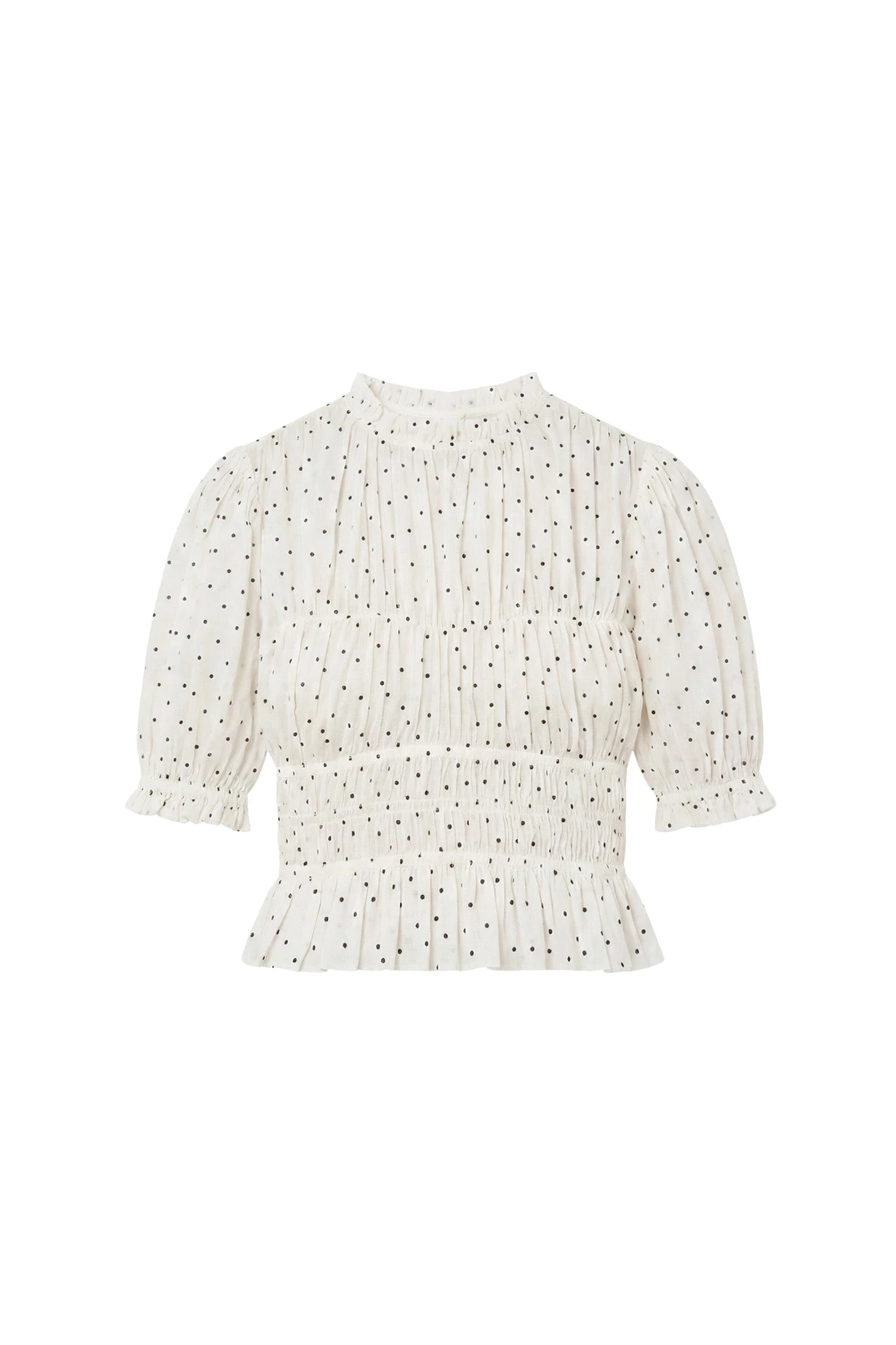 Ulla-Johnson-Rae-Short-Sleeve-Cotton-Top-in-Blanc23888_nobg ulla johnson rae short sleeve cotton top