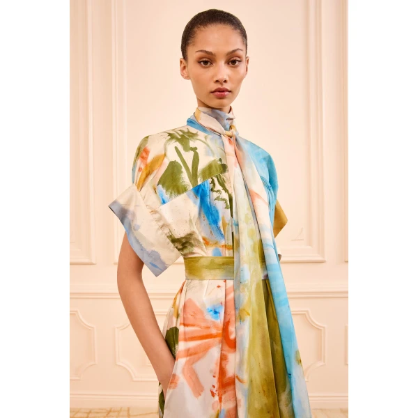 studio cotton dress western dream