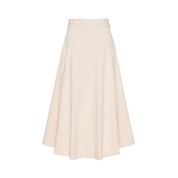 ulla johnson the brigette denim midi skirt