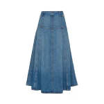 ulla johnson the brigette denim midi skirt