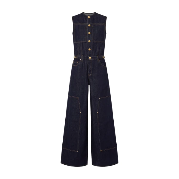 ulla johnson the esme denim jumpsuit