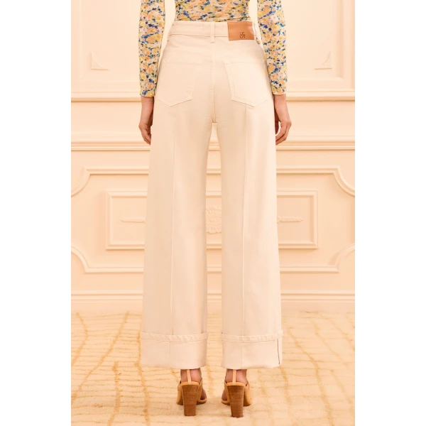 ulla johnson the genevieve stretch pintuck jean