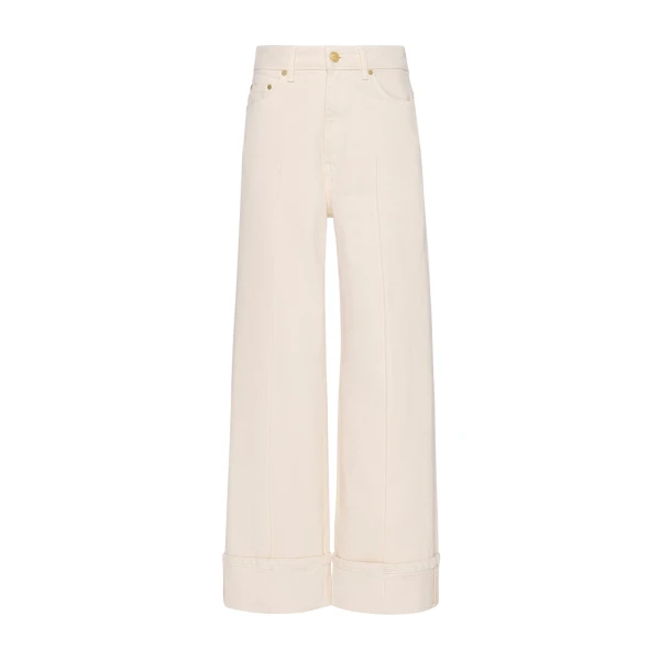 ulla johnson the genevieve stretch pintuck jean