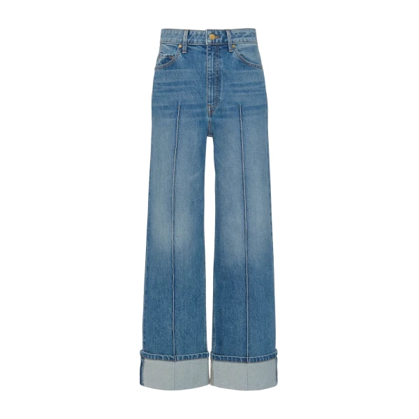 ulla johnson the genevieve stretch pintuck jean