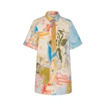 ulla johnson the painters denim mini dress