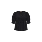 ulla johnson una short sleeve cotton top
