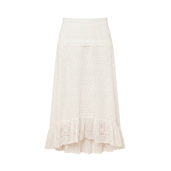 ulla johnson violetta cotton skirt