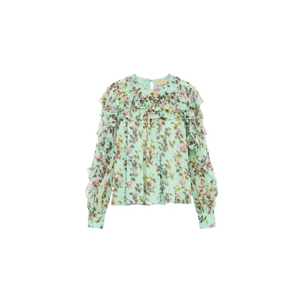 ulla johnson willow silk blouse