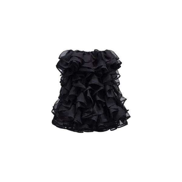 Viktor & Rolf All-Over Volants Organza Mini Dress