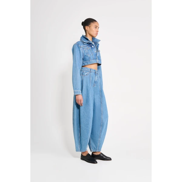 Viktor & Rolf Balloon Denim Jeans in Blue, view 4