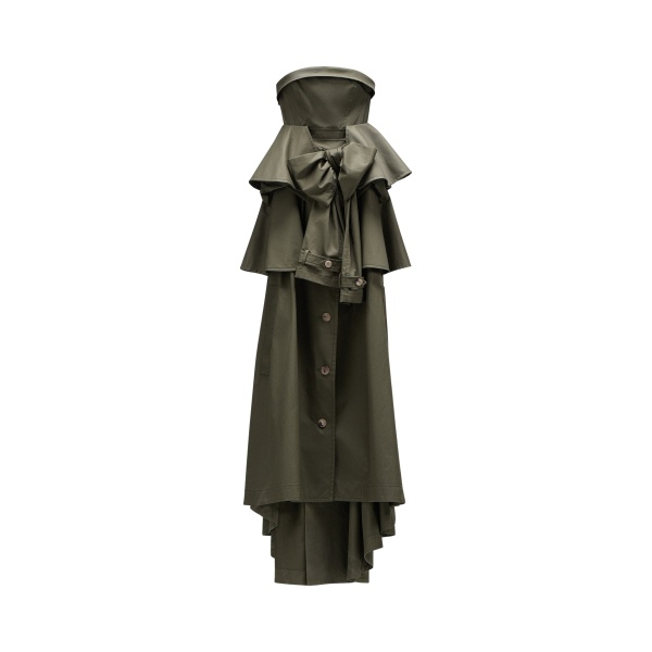 Viktor & Rolf Bow Drape Gabardine Ball Gown
