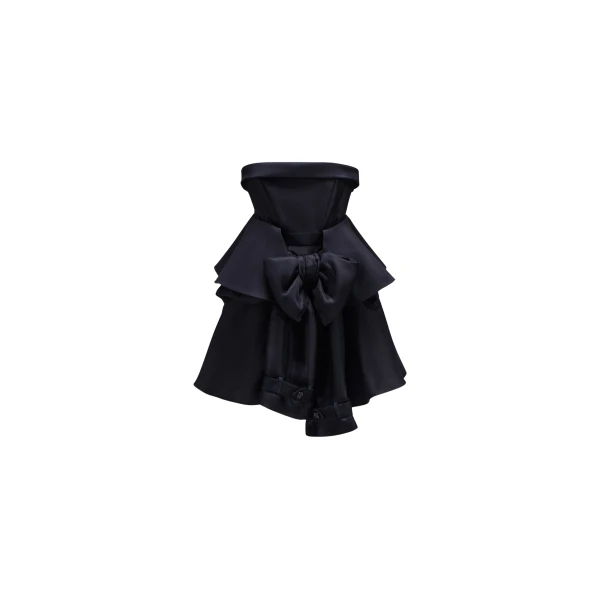 Viktor & Rolf Bow Drape Gazar Cocktail Dress