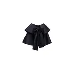 Viktor & Rolf Bow Drape Gazar Mini Skirt
