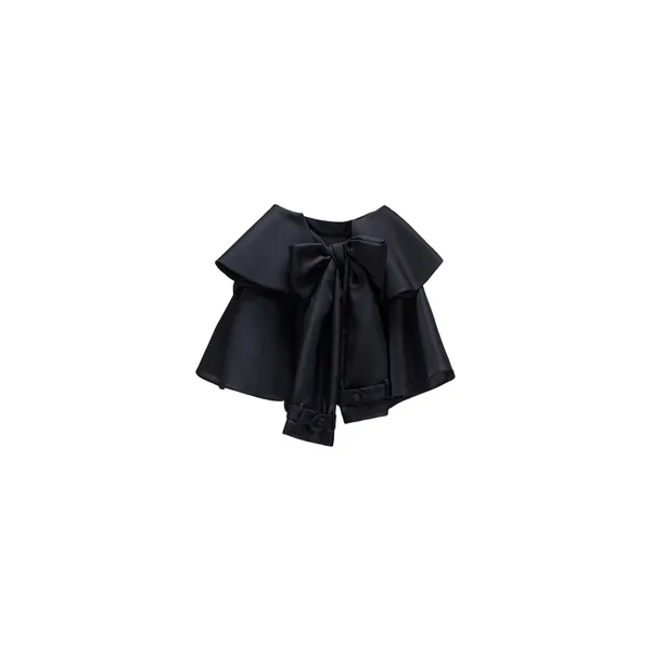 Viktor & Rolf Bow Drape Gazar Mini Skirt