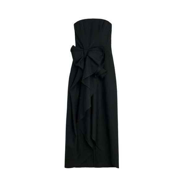 Viktor & Rolf Bow Volant Corset Gown in Black