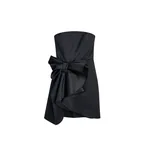 Viktor & Rolf Bow Volant Corset Mini Dress in Black