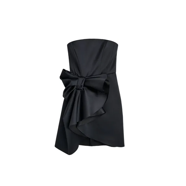 Viktor & Rolf Bow Volant Corset Mini Dress