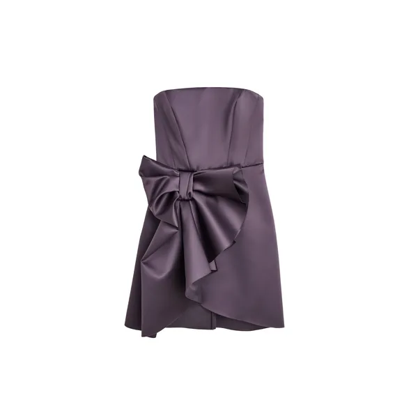 Viktor & Rolf Bow Volant Corset Mini Dress