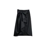 Viktor & Rolf Bow Volant Pencil Skirt in Black