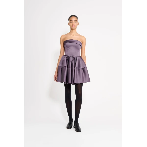 Viktor & Rolf Circle Mini Dress in Purple, view 2