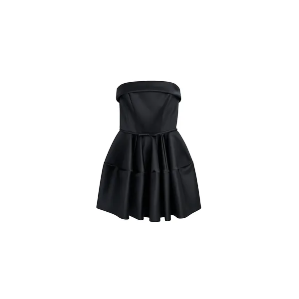 Viktor & Rolf Circle Satin Mini Dress