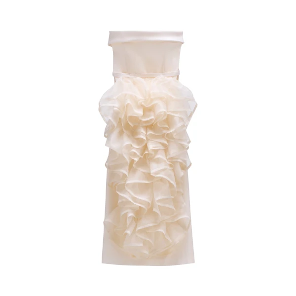 Viktor & Rolf Corset Volant Gown