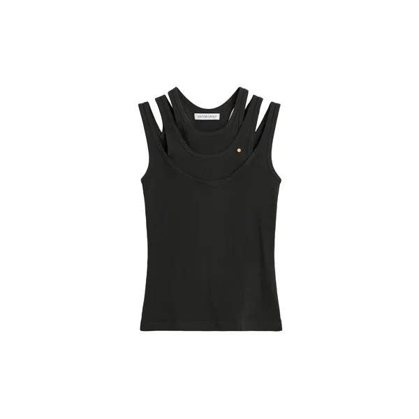 Viktor & Rolf Cotton Multi-Layered Tank Top
