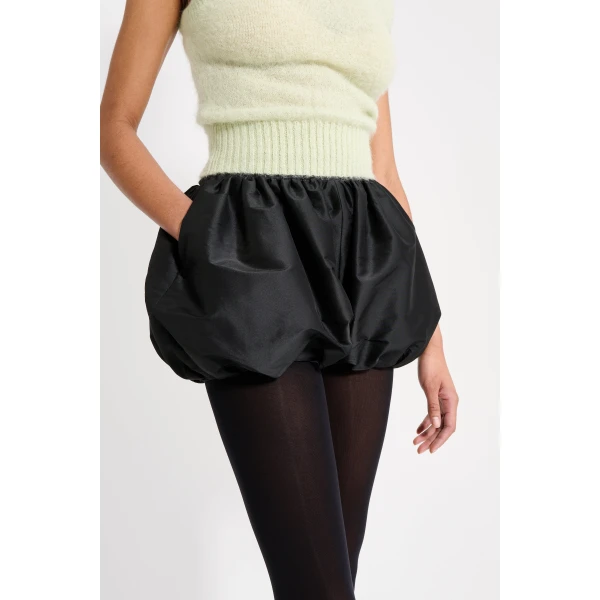 Viktor & Rolf Couture Bubble Taffeta Shorts in Black, view 4