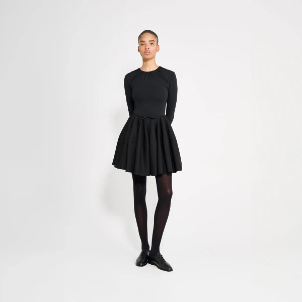 Viktor & Rolf Couture Circle Wool Skirt in Black, view 6