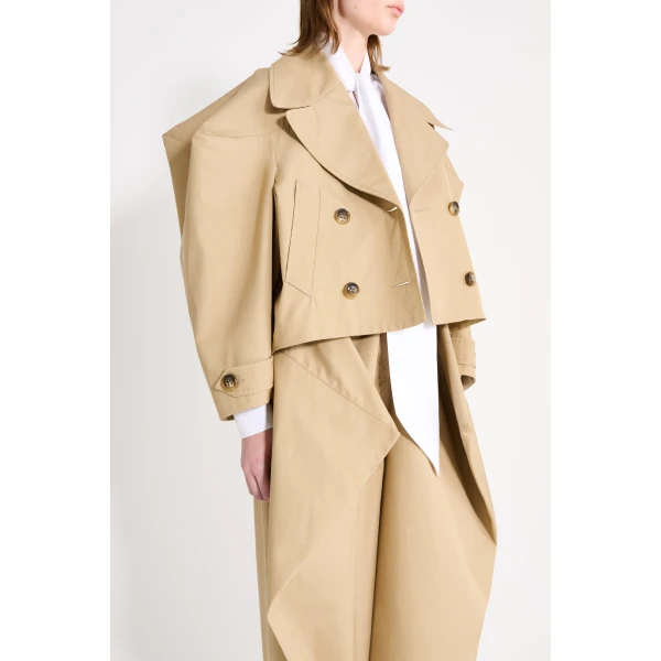 Viktor & Rolf Couture Square Caban in Beige Jacket, view 5