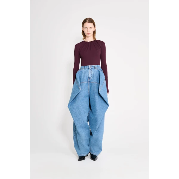 Viktor & Rolf Couture Square Jeans in Blue, view 2