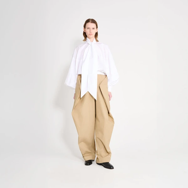 Viktor & Rolf Couture Triangle Trousers in Beige, view 5