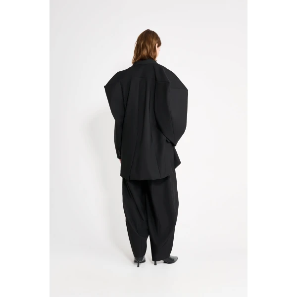 Viktor & Rolf Couture Wool Square Blazer in Black, view 5