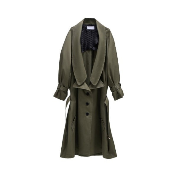 Viktor & Rolf Dragged Gabardine Trenchcoat