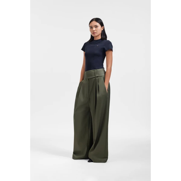 Green trousers