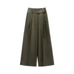 Viktor & Rolf Dragged Gabardine Trousers