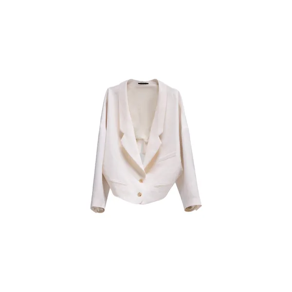 Viktor & Rolf Dragged Wool-Blend Blazer