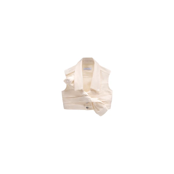 Viktor & Rolf Drape Denim Top