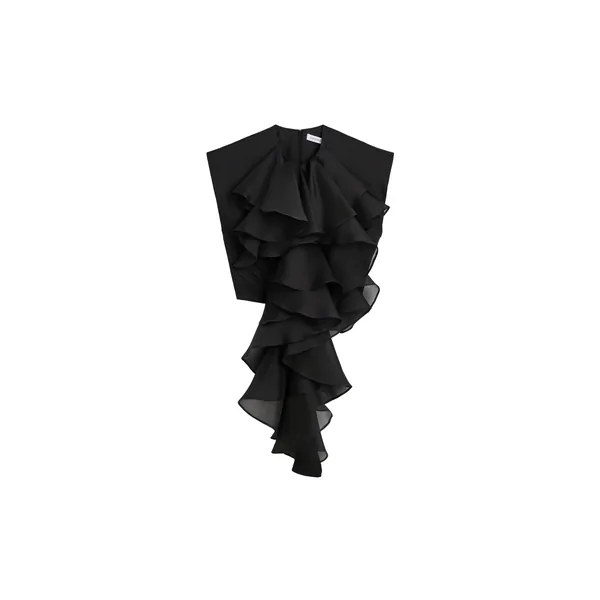 Viktor & Rolf Jabot Organza Top