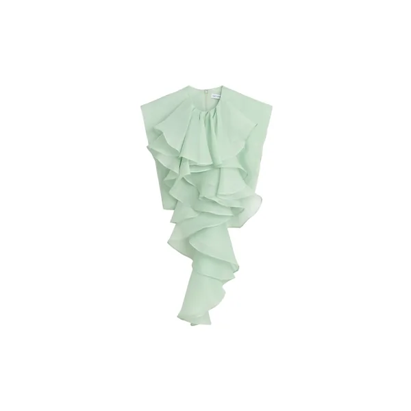 Viktor & Rolf Jabot Organza Top