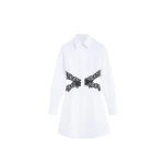 Viktor & Rolf Lace Cut Out Shirt Dress