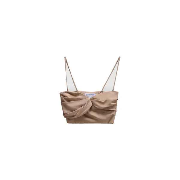 Viktor & Rolf Linen-Silk Blend Bralette