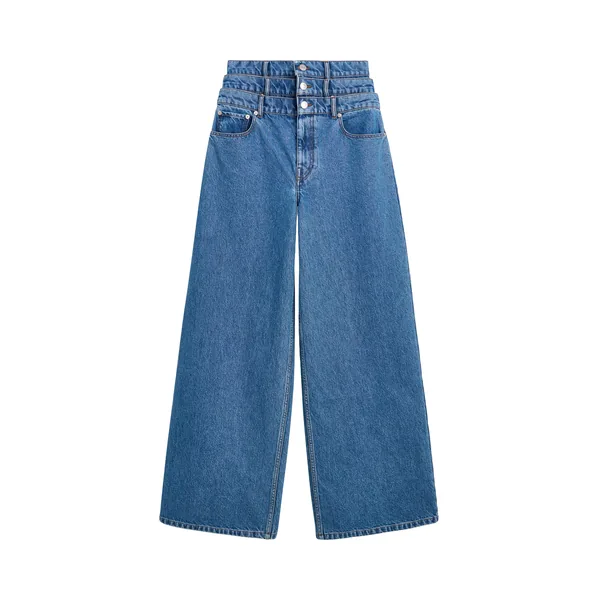 Viktor & Rolf Multi-Layered Denim Jeans
