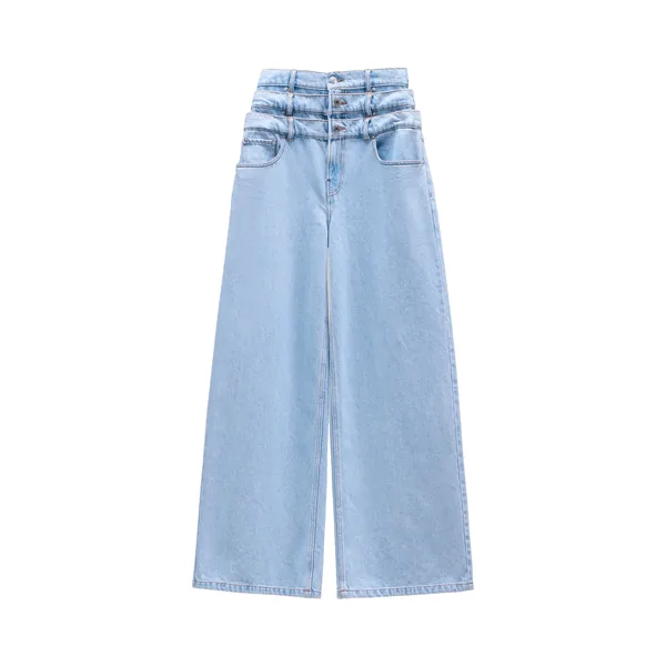 Viktor & Rolf Multi-Layered Denim Jeans