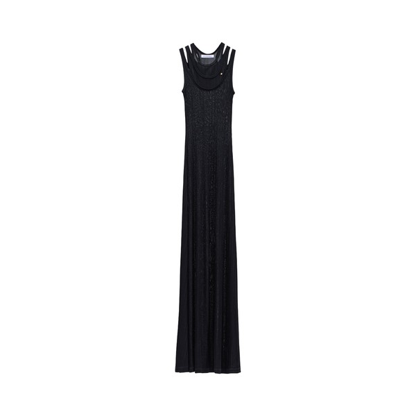Viktor & Rolf Multi-Layered Jersey Tank Dress in Black