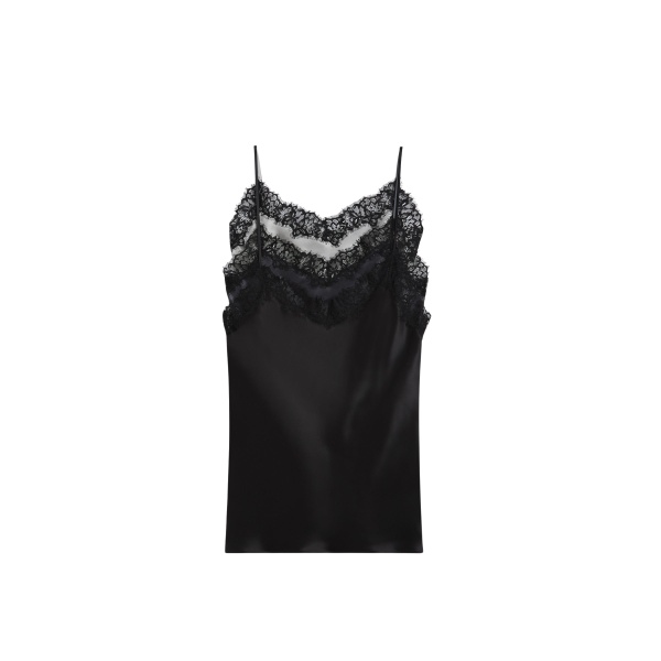 Viktor & Rolf Multi-Layered Silk Lace Cami Dress