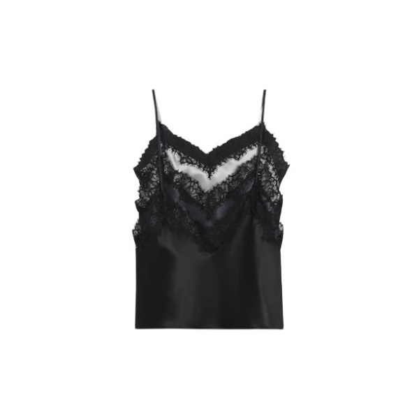 Viktor & Rolf Multi-Layered Silk Lace Cami
