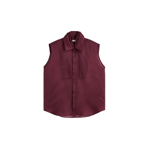 Viktor & Rolf Multi-Layered Sleeveless Organza Shirt