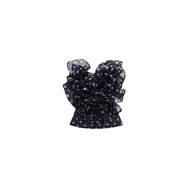 Viktor & Rolf Polyester Volant Jabot Organza Top
